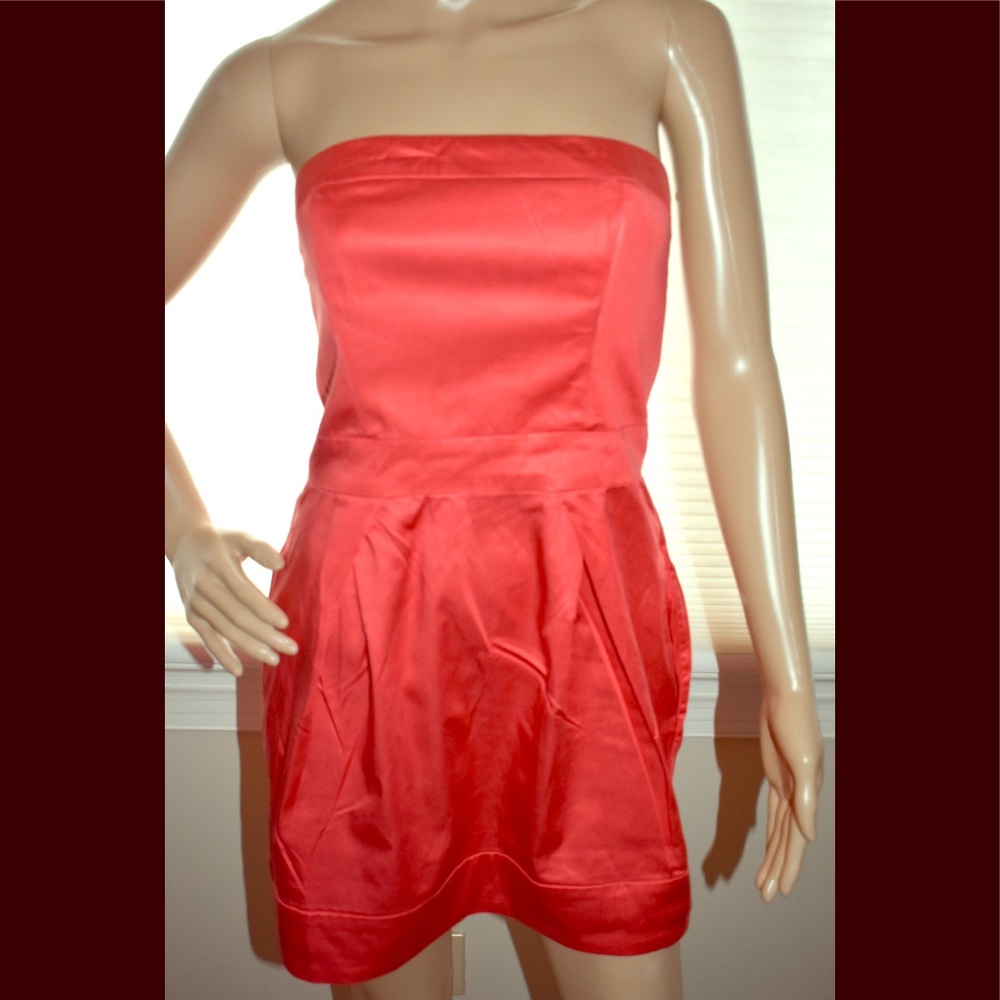 -French connection strapless mini dress